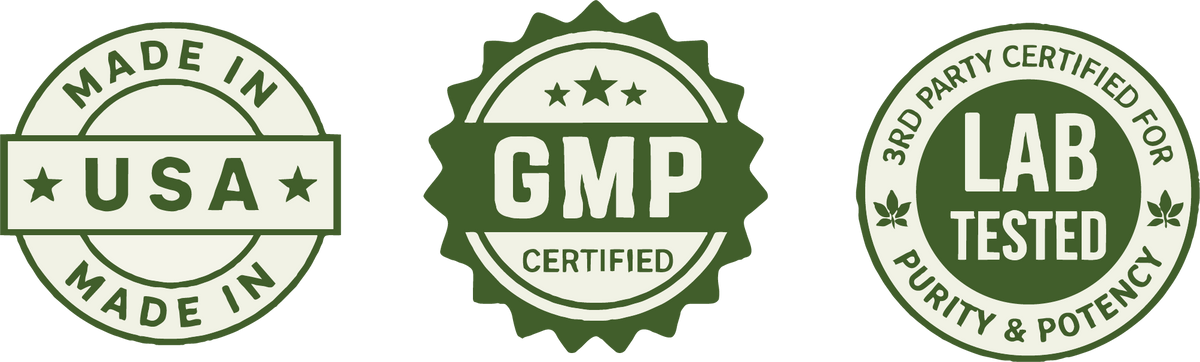 Made in USA, GMP Certified, 3rd Party Certified