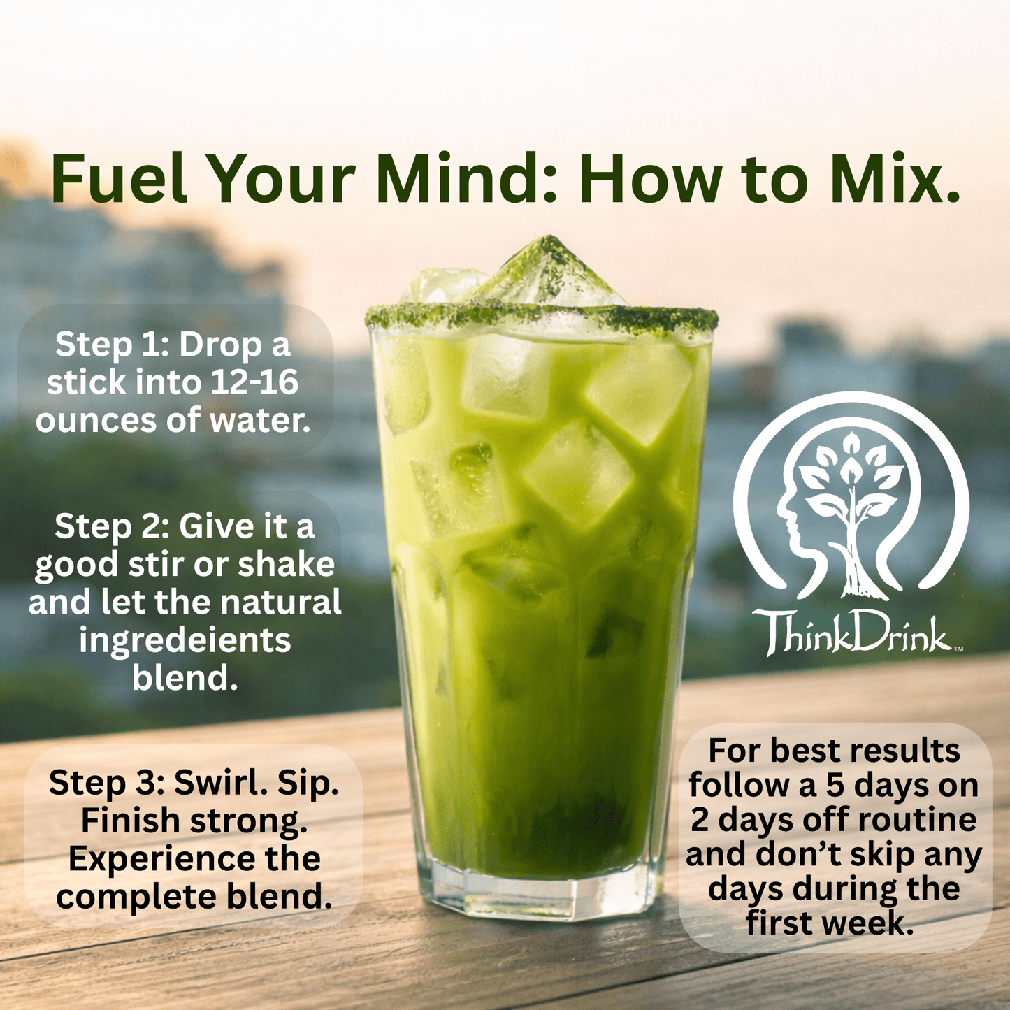 Conference Special-ThinkDrink | Matcha Green Tea (1-Month Supply)